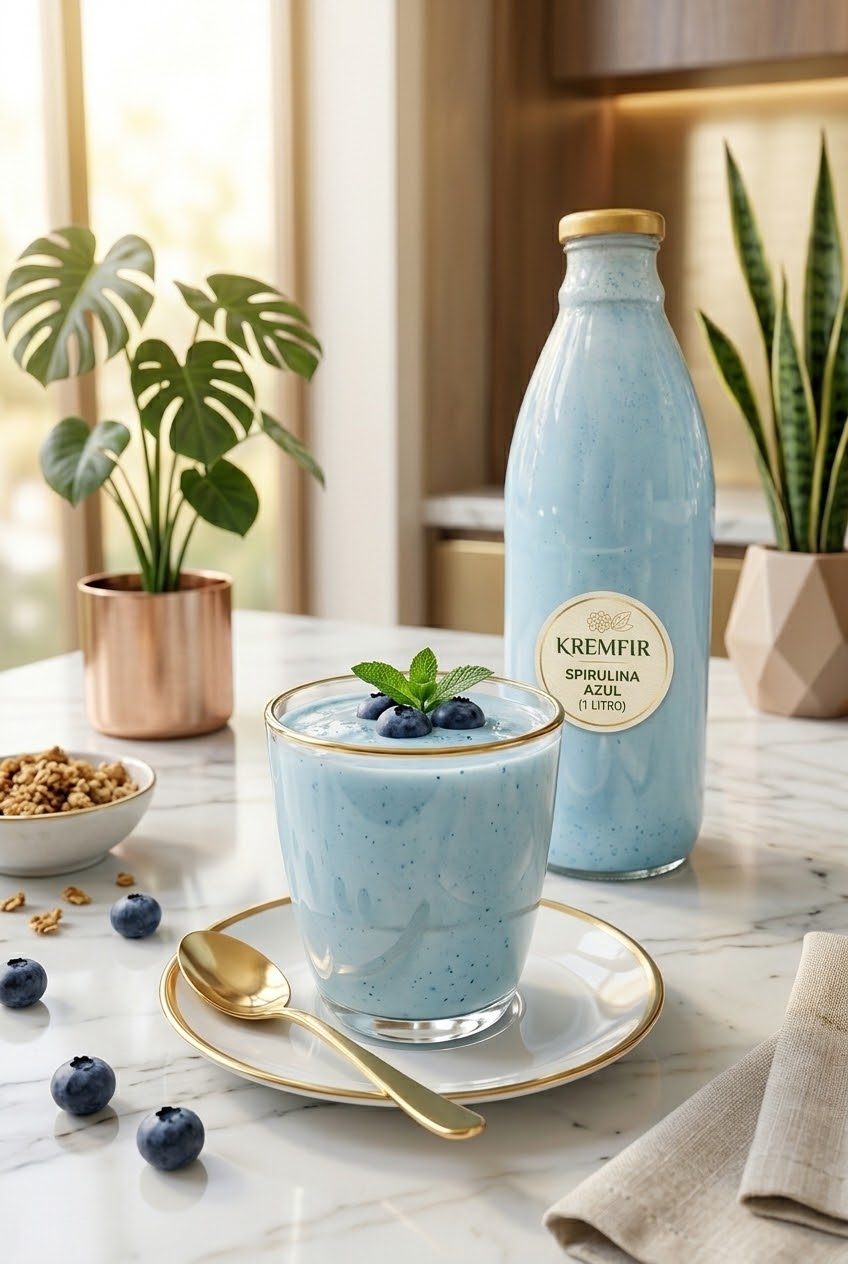 Kéfir de Espirulina Azul